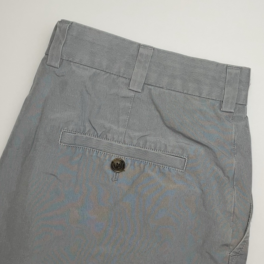 Brooks Brothers Clark Chino Pants Mens 35x32(31"L) Gray Lightweight Supima READ‎
